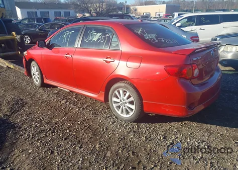 2010 Toyota Corolla S из США, поврежденный, VIN 2T1BU4EE1AC439692
